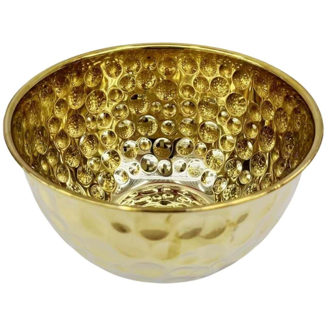 Bol Decorativ Din Metal, Diametru 20 Cm – A15635 Bol Decorativ Din Metal, Diametru 20 Cm – A15635