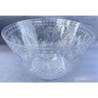 Bol Salată Decorativ Din PVC Transparent – A15593 Bol Salată Decorativ Din PVC Transparent – A15593