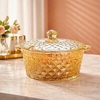 Bol din sticlă cu capac 1200ML 2 Bol din sticlă cu capac 1200ML – Elegant, rezistent, ideal pentru servire și depozitare - A16520