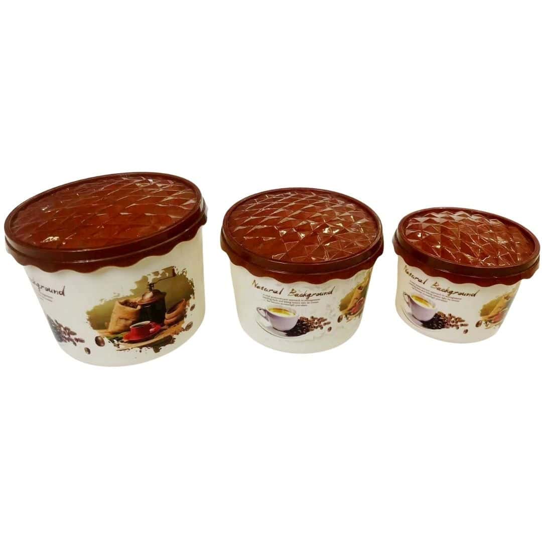 Borcan Condimente Set 3 Bucăți, PVC – A13302 Borcan Condimente Set 3 Bucăți, PVC – A13302