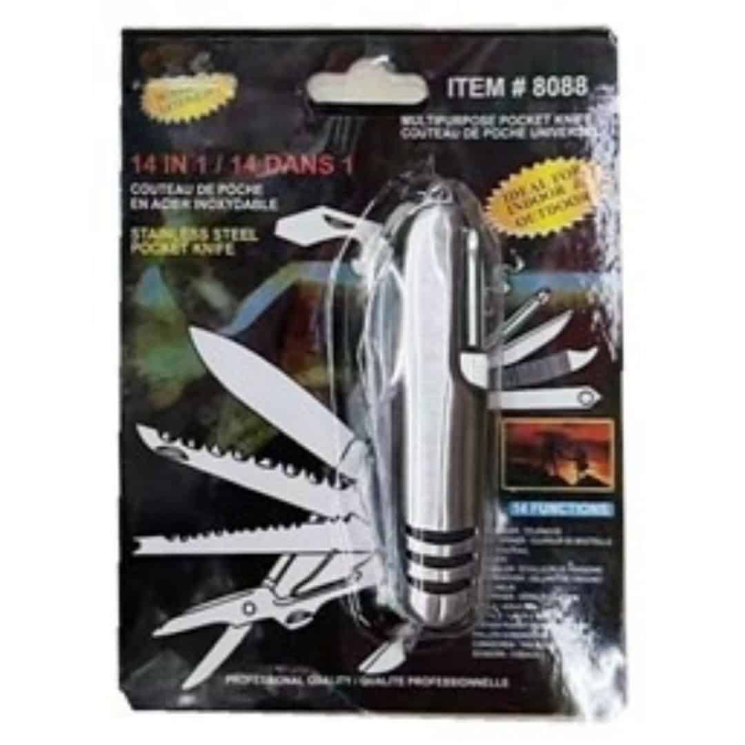 Briceag Multifuncțional Cu Accesorii – A14092