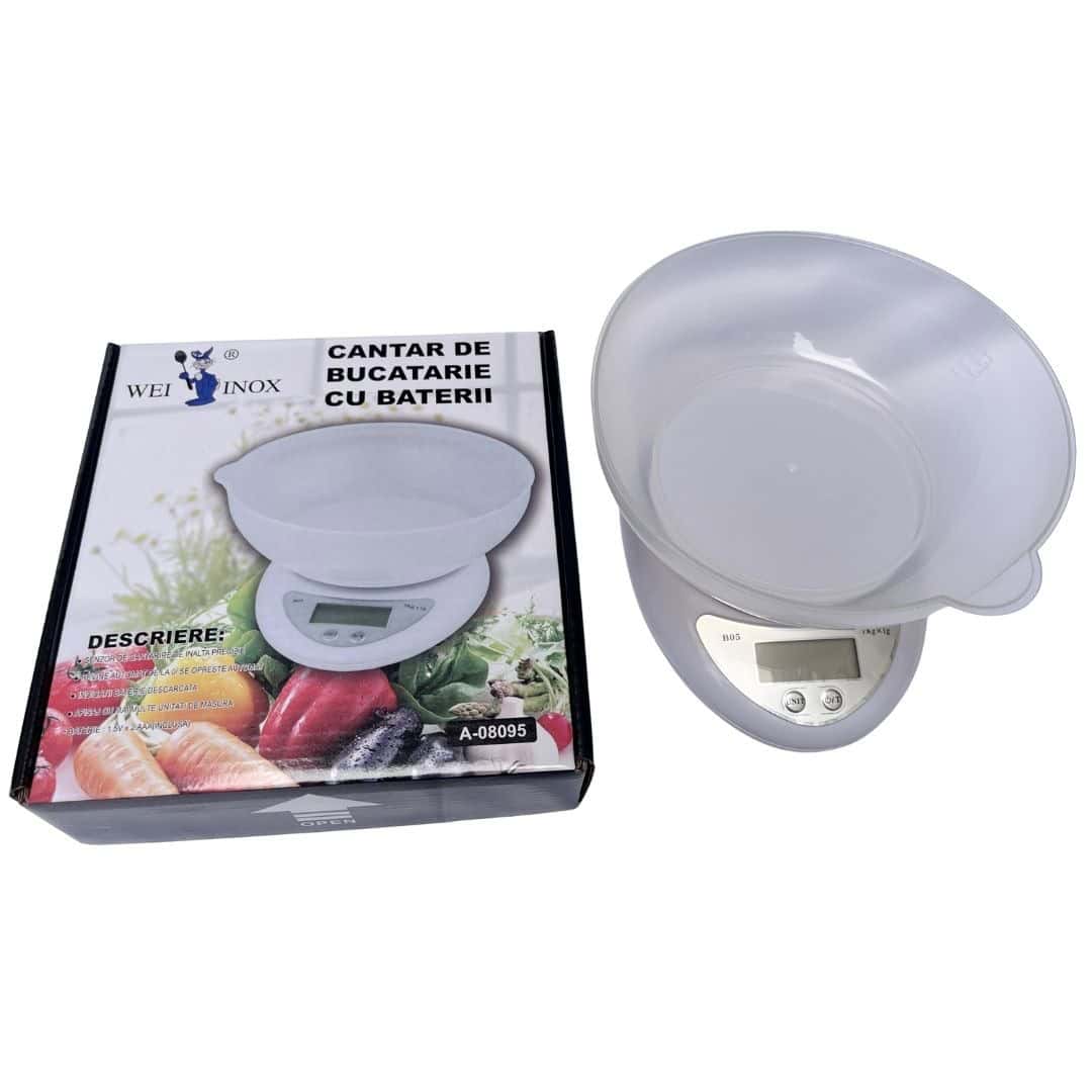 Cântar Bucătărie Digital Cu Bol – A08095 Cântar Bucătărie Digital Cu Bol – A08095