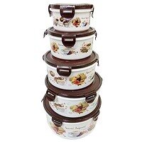 Caserolă Set 5 Buc, PVC – A13305 Caserolă Set 5 Buc, PVC – A13305