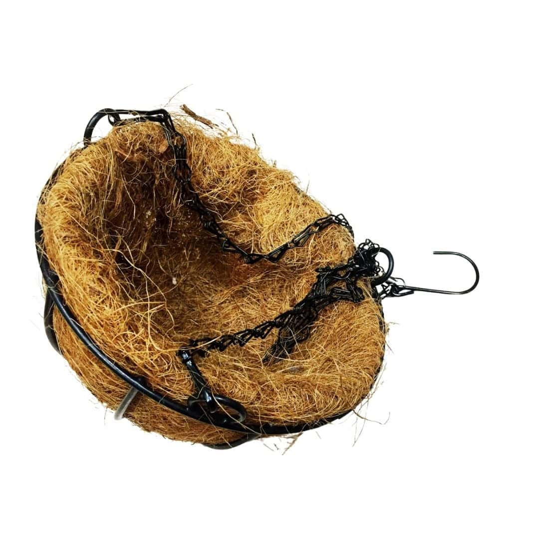 Coș Decorativ Din Papură Cu Suport Metalic 20 Cm – A07543