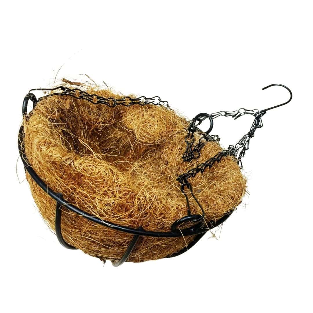 Coș Decorativ Din Papură Cu Suport Metalic 30 Cm – A07545