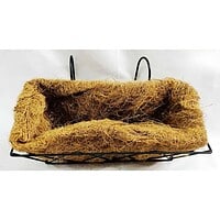 Coș Decorativ Din Papură Cu Suport Metalic – A12981 Coș Decorativ Din Papură Cu Suport Metalic – A12981