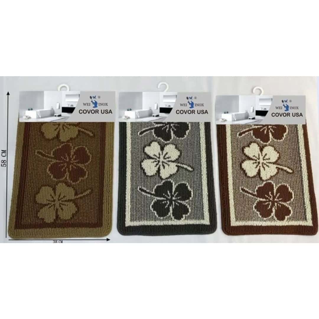 Covor Usa 38x58 Cm Textil Cu Baza PVC – A16180 Covor Usa 38x58 Cm Textil Cu Baza PVC – A16180