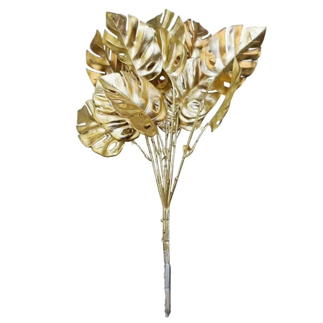 Crenguta Frunze Artificiale Tip Monstera 36 Cm A80900