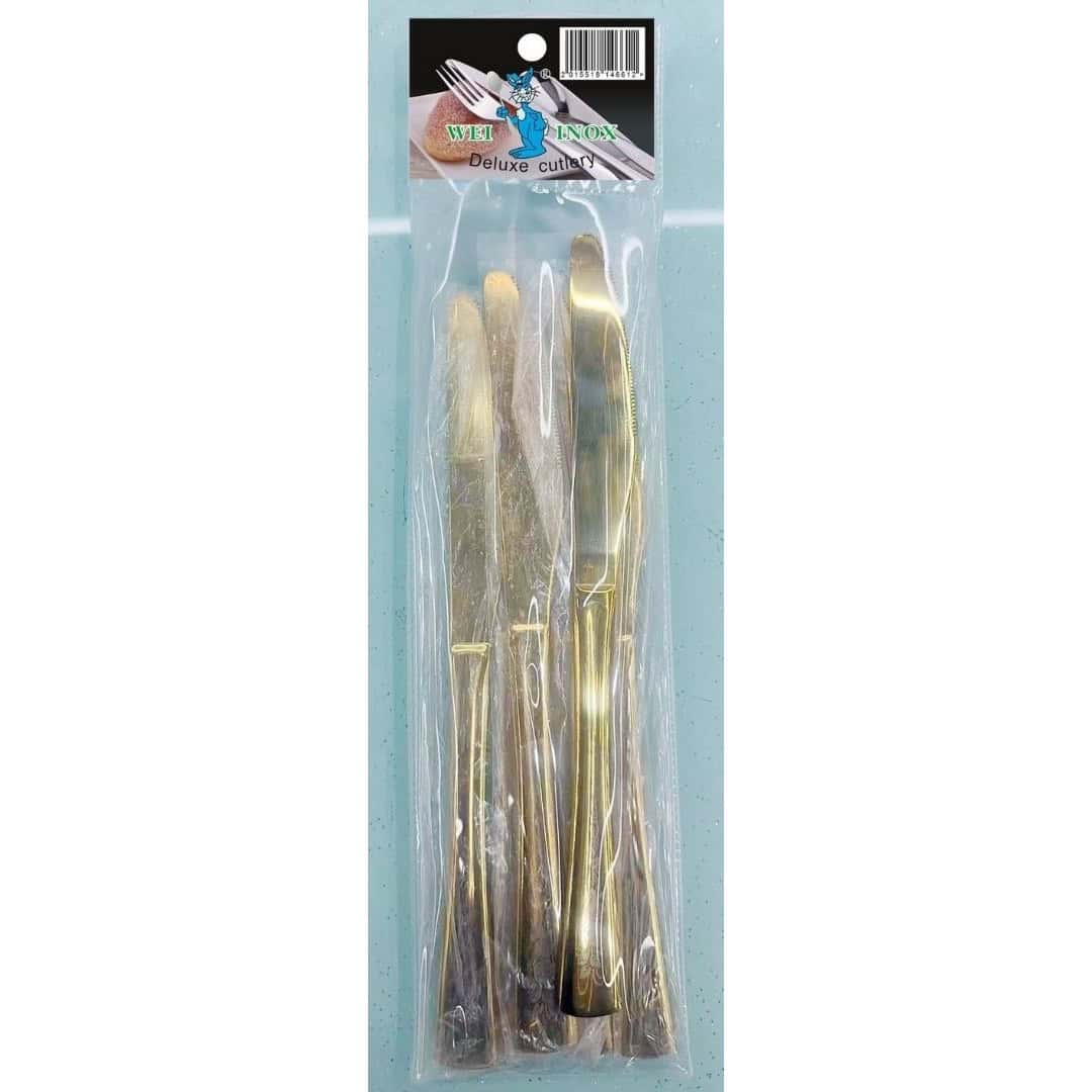 Cuțit De Masă Inox Set 6 Buc – A14344 Cuțit De Masă Inox Set 6 Buc – A14344
