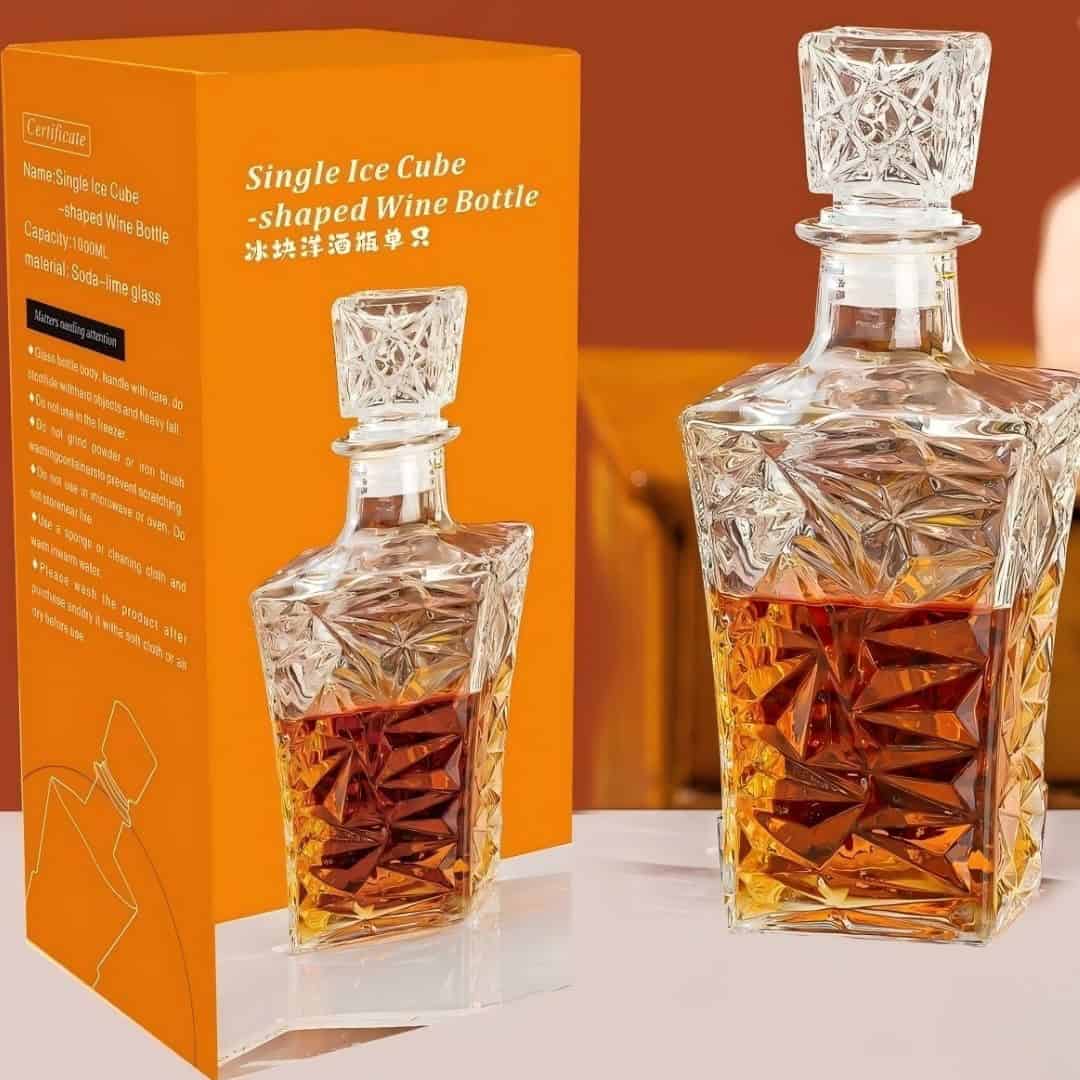 Decantor Whisky 1000 Ml Din Sticla A15988 Decantor Whisky 1000 Ml Din Sticla A15988