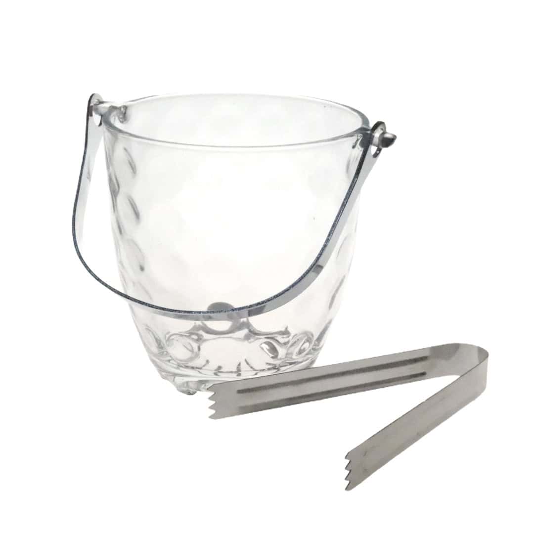 Frapieră Din Sticlă Pentru Gheață Cu Clește – A09878 Frapieră Din Sticlă Pentru Gheață Cu Clește – A09878