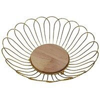 Fructieră Decorativă 28×28×8 Cm Cu Lemn – A15755 Fructieră Decorativă 28×28×8 Cm Cu Lemn – A15755