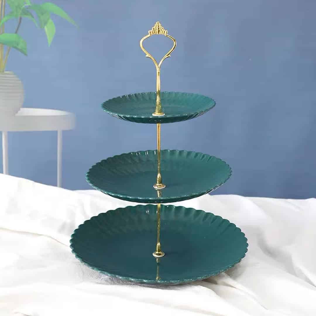 Fructieră Decorativă Etajată Cu 3 Nivele – A13556 Fructieră Decorativă Etajată Cu 3 Nivele – A13556