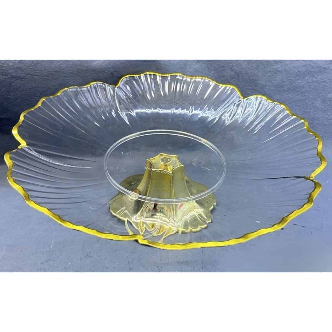 Fructieră Decorativă Cu Picior, PVC – A15590 Fructieră Decorativă Cu Picior, PVC – A15590