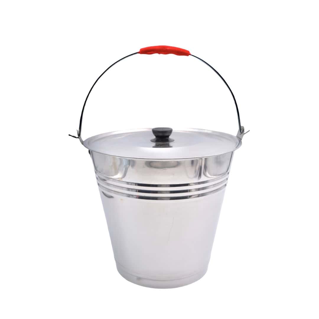 Găleată Metalică 10 L Cu Capac – A09897 Găleată Metalică 10 L Cu Capac – A09897