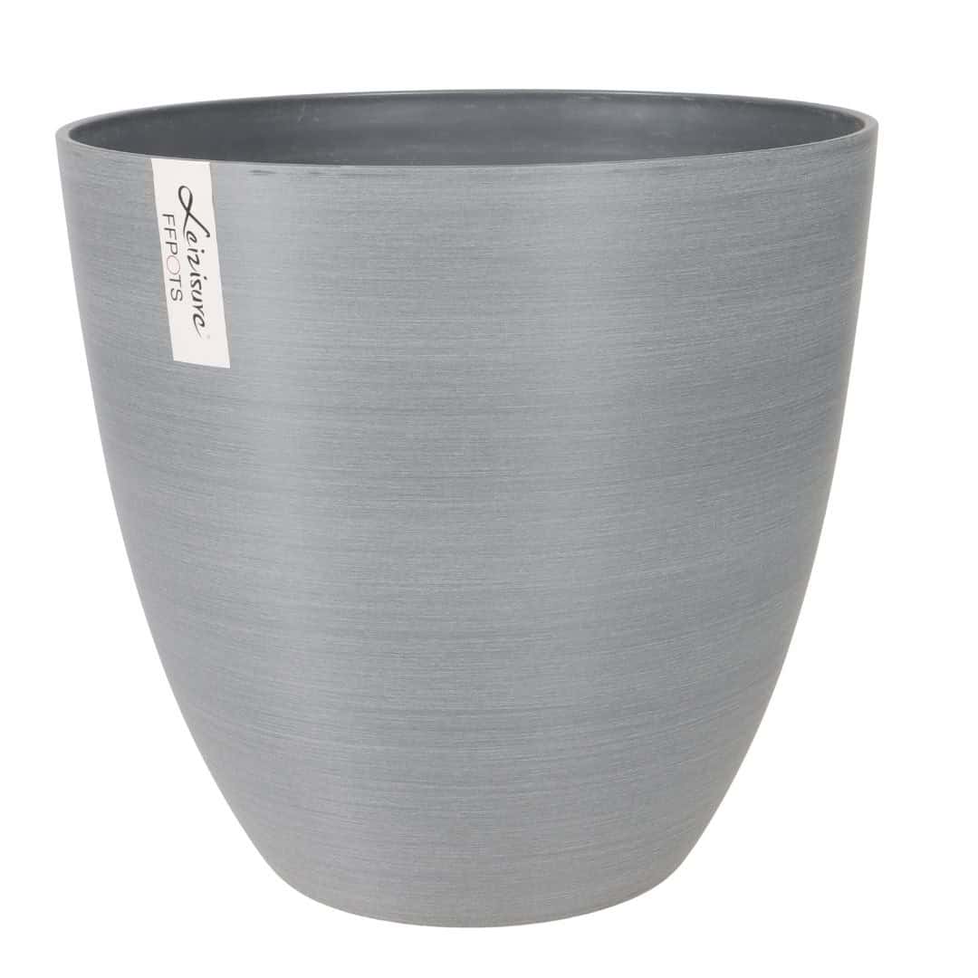 Ghiveci Decorativ Din PVC, Gri, 23×20 Cm – A82001 Ghiveci Decorativ Din PVC, Gri, 23×20 Cm – A82001