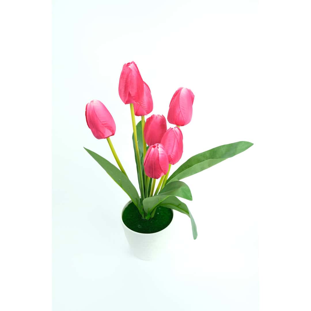 Lalea Artificială În Ghiveci – A80721 Lalea Artificială În Ghiveci – A80721