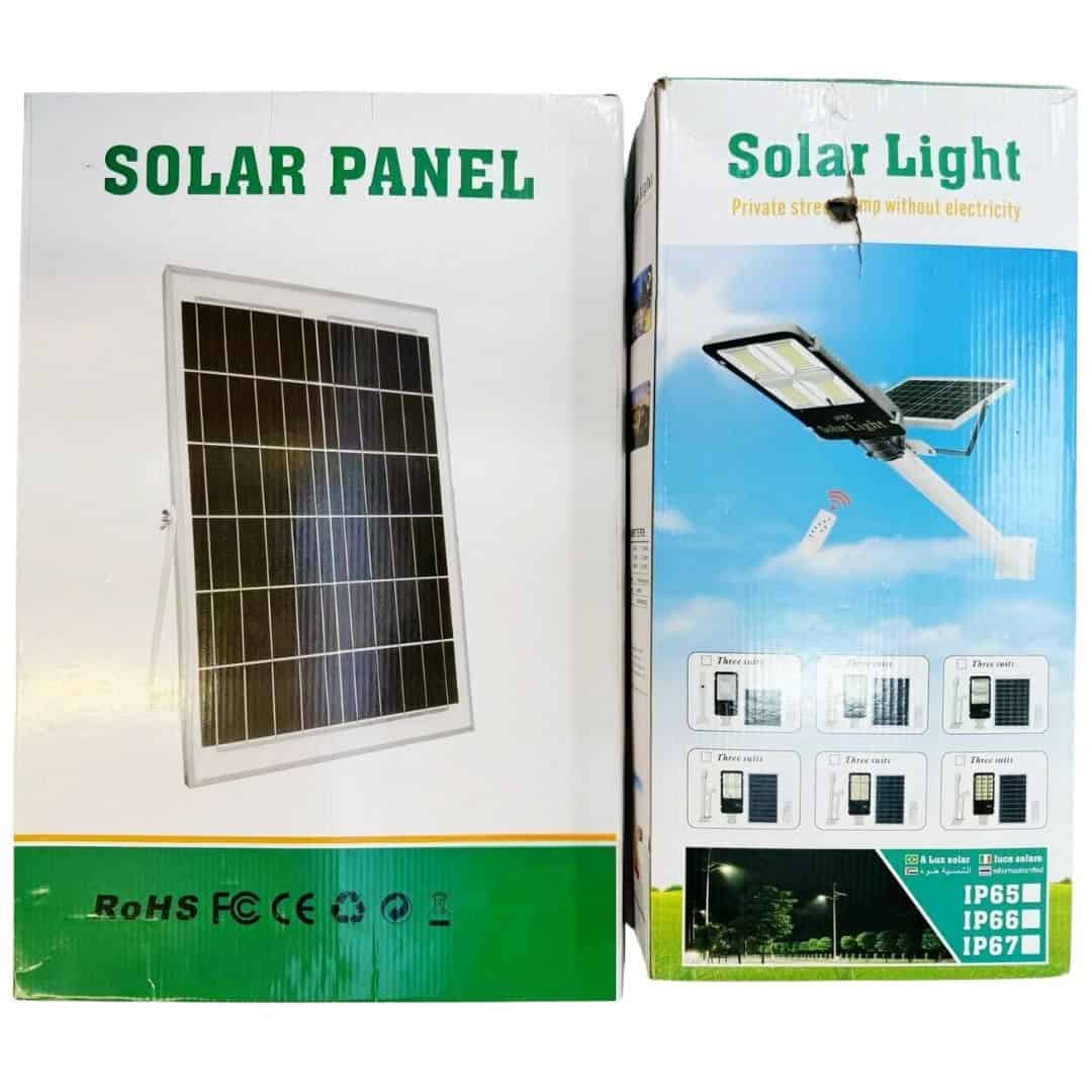 Lampă Solară Exterior Stradală Cu Panou Separat – A15318 Lampă Solară Exterior Stradală Cu Panou Separat – A15318