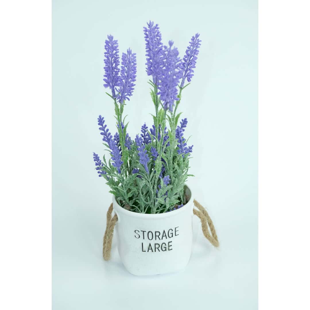 Lavandă Artificială În Ghiveci – A80715 (1) Lavandă Artificială În Ghiveci – A80715 (1)