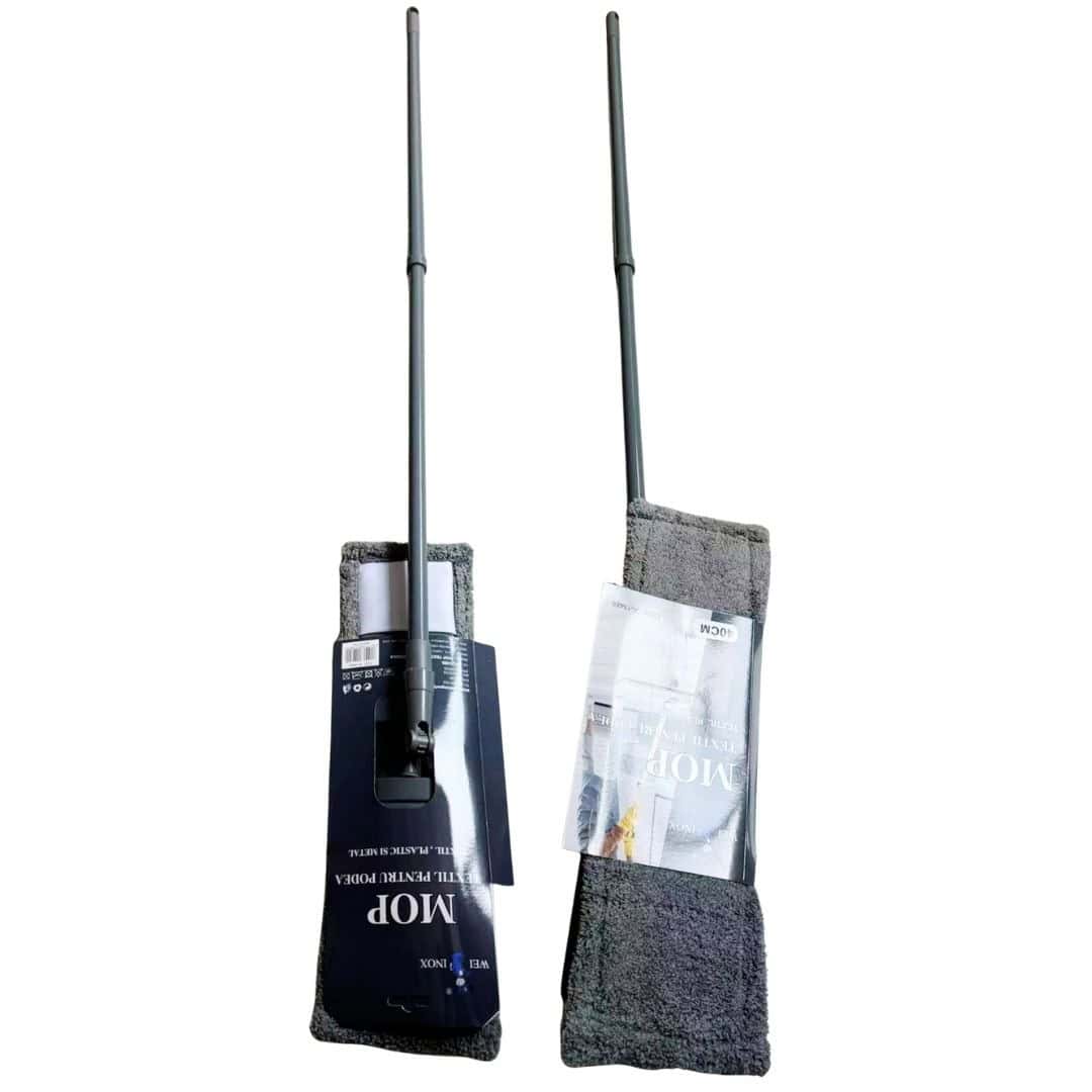 Mop Plat Pentru Dușumele Cu Microfibră – A15489