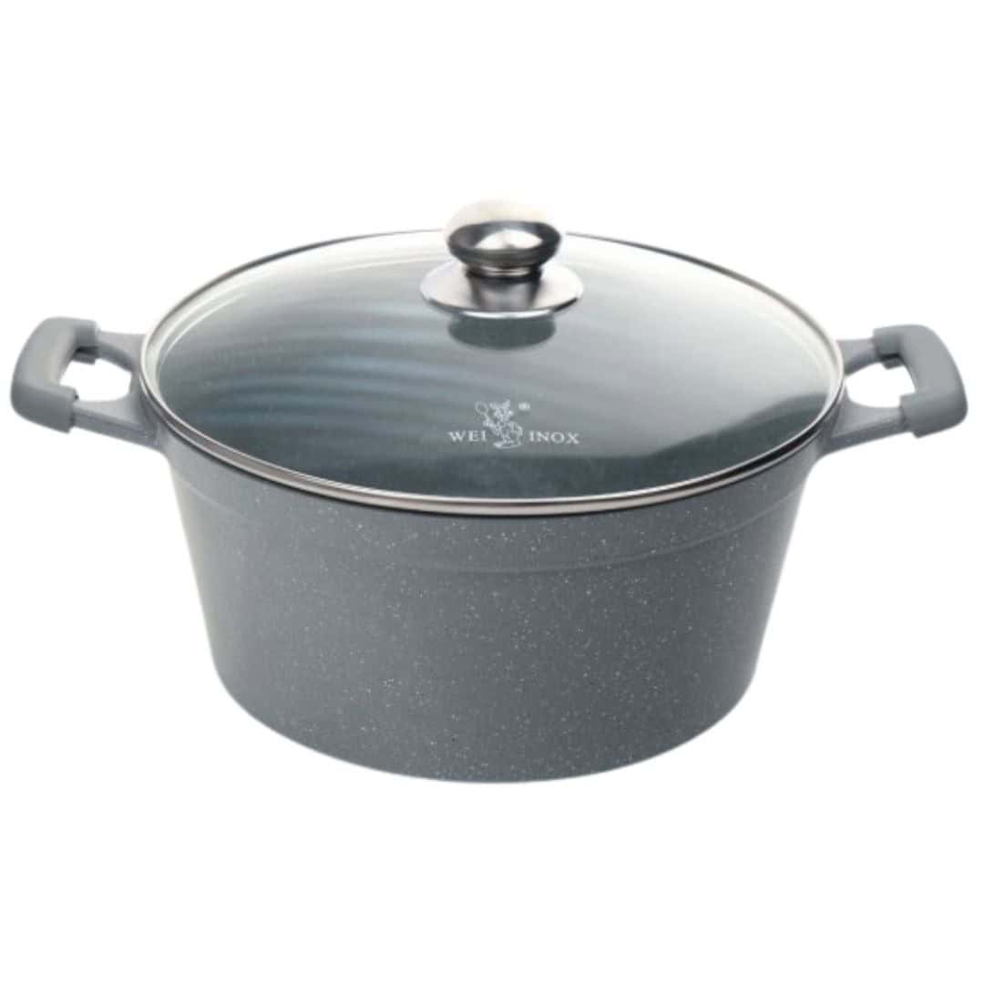 Oală Cu Capac 24 Cm Cu Acoperire Antiaderentă – A13388