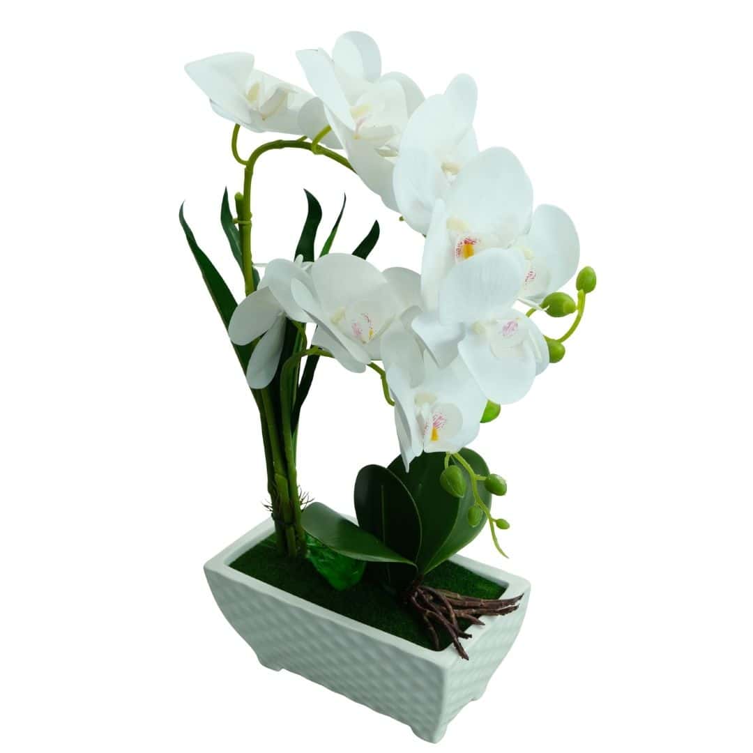 Orhidee Artificială în Ghiveci – A10648 (4) Orhidee Artificială în Ghiveci – A10648 - Roz