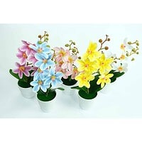 Orhidee Artificială În Ghiveci – A80672 Orhidee Artificială În Ghiveci – A80672