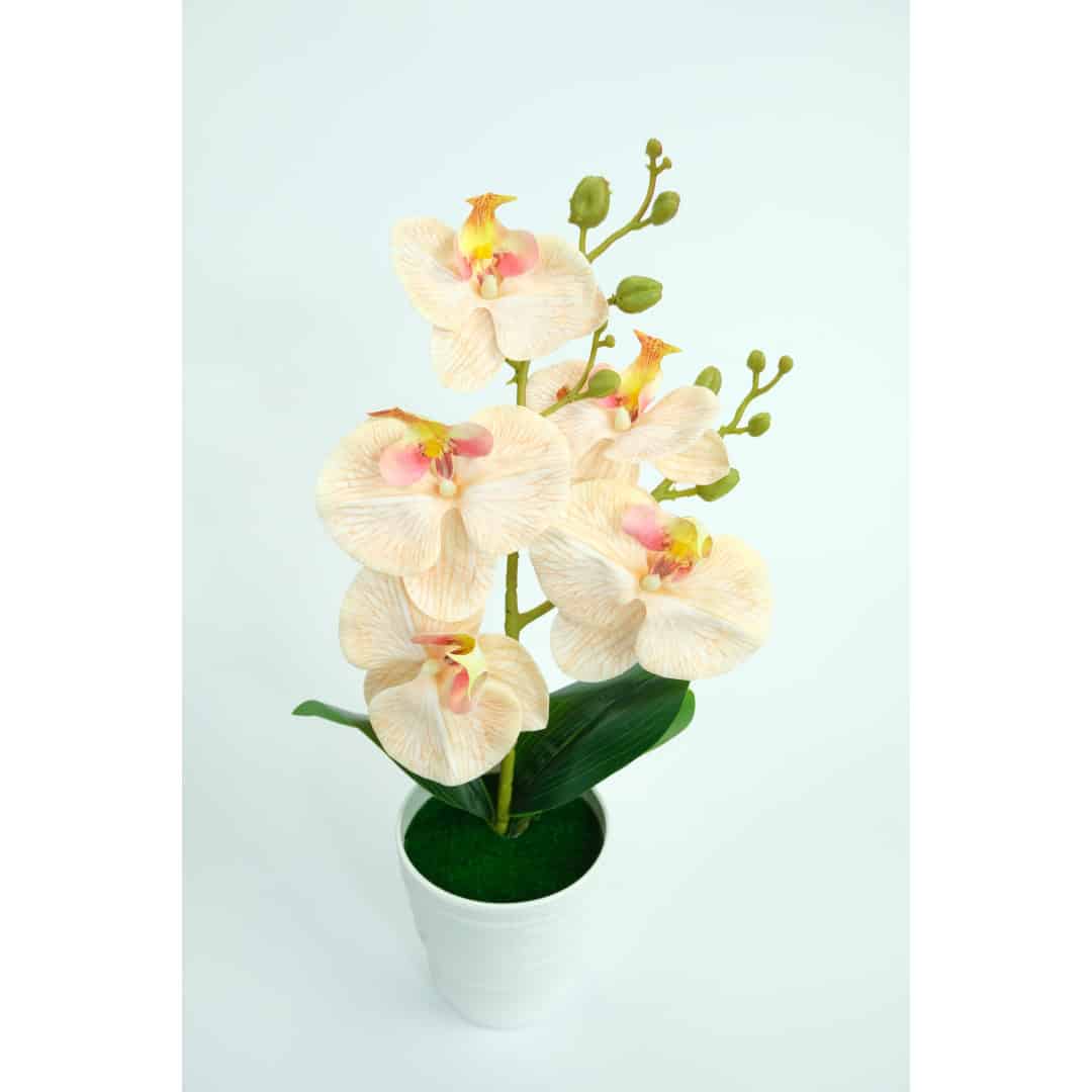 Orhidee Artificială În Ghiveci – A80673 Orhidee Artificială În Ghiveci – A80673