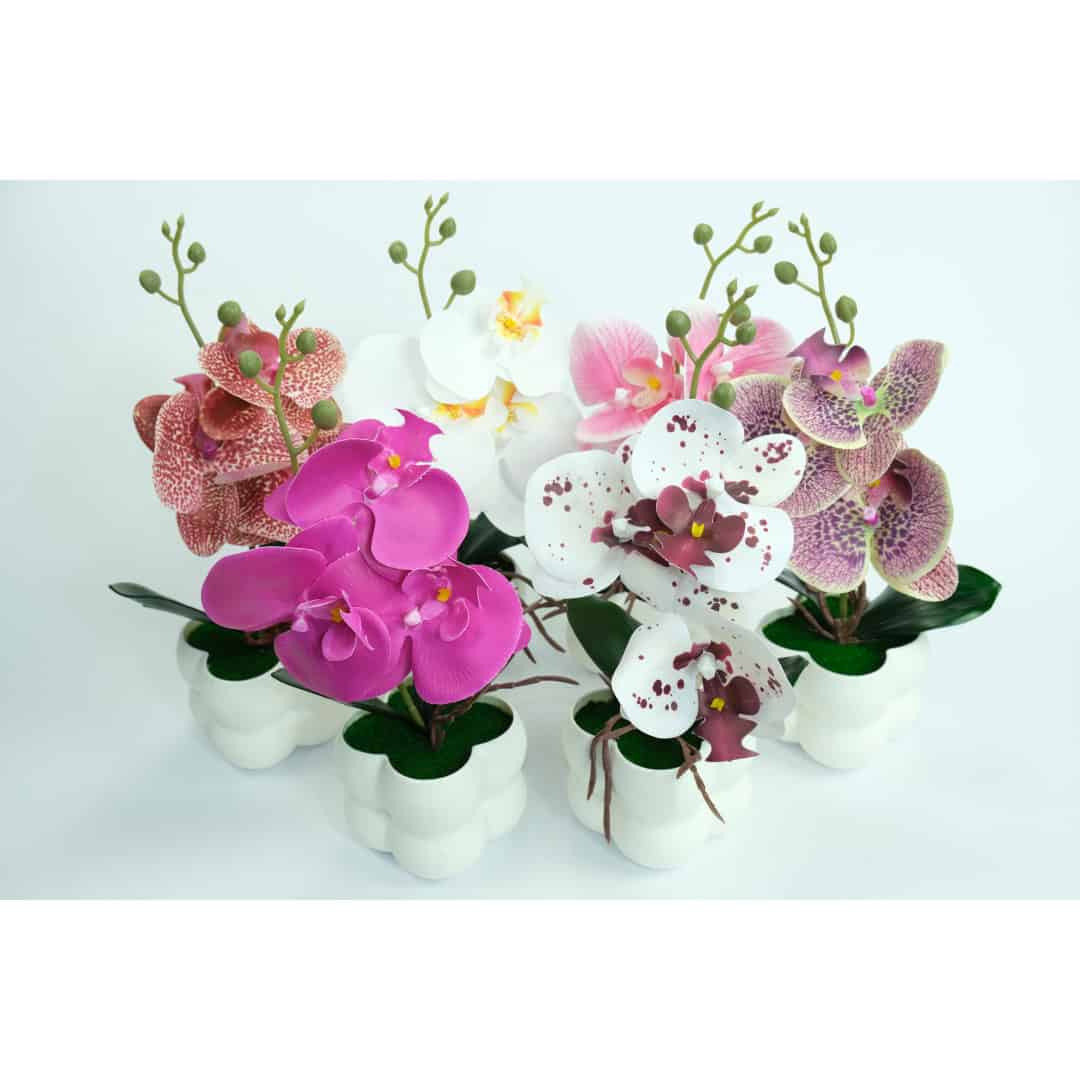 Orhidee Artificială În Ghiveci – A80783 Orhidee Artificială În Ghiveci – A80783