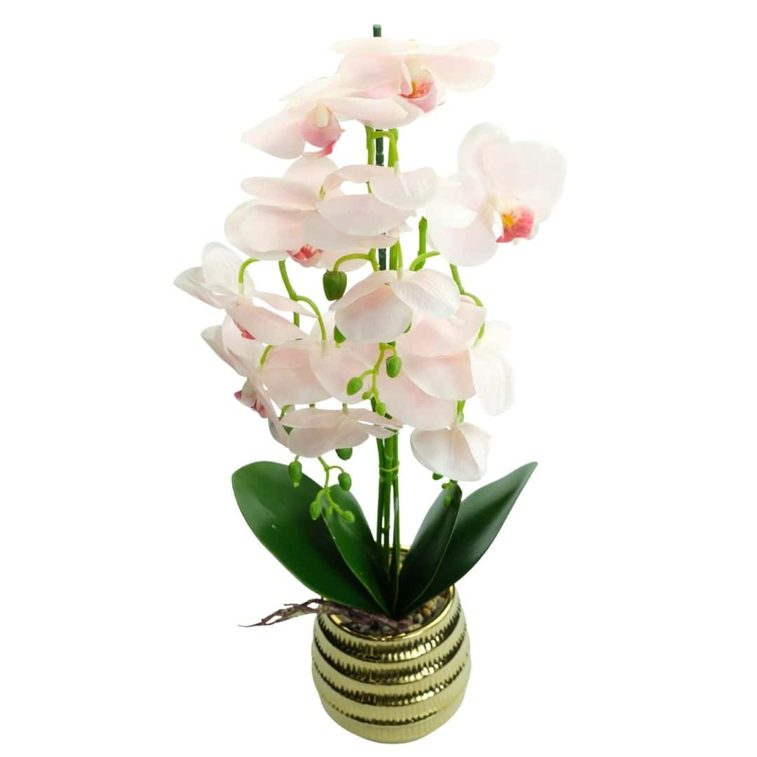 Orhidee Artificiala in Ghiveci – A80883 (10) Orhidee Artificiala in Ghiveci – A80883 - Roz