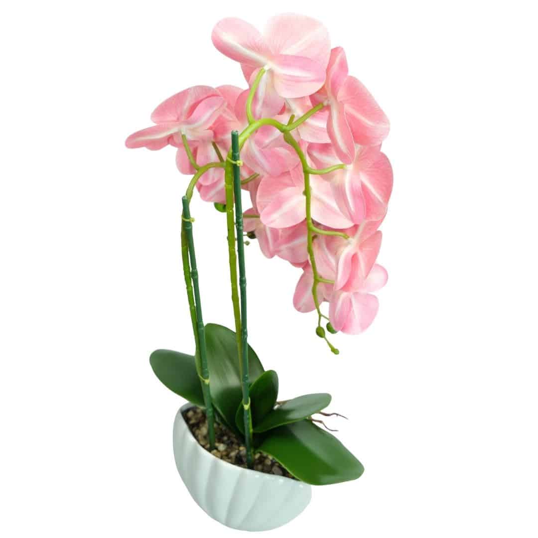 Orhidee Artificiala in Ghiveci – A80885 (10) Orhidee Artificiala in Ghiveci – A80885 - Roz