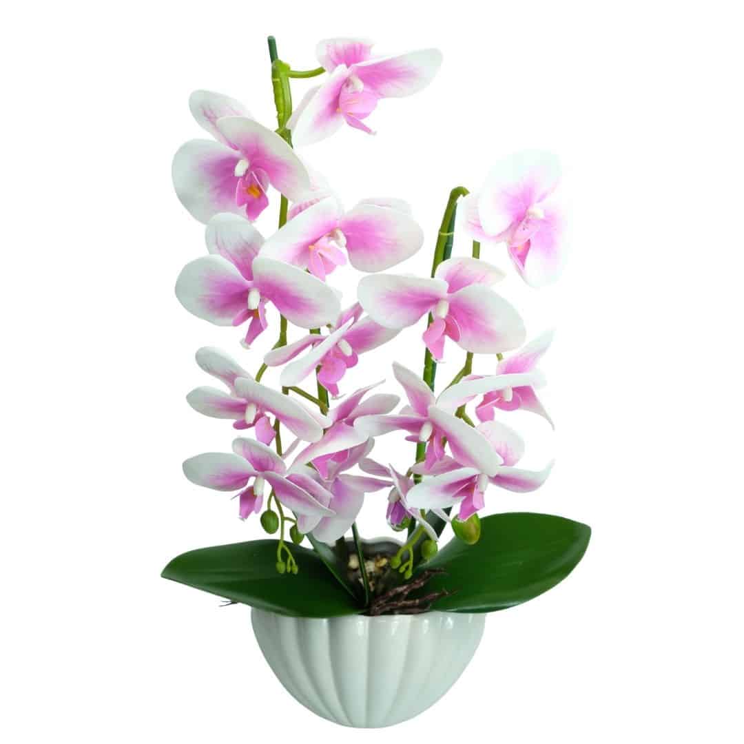 Orhidee Artificiala in Ghiveci – A80885 (7) Orhidee Artificiala in Ghiveci – A80885 - Roz