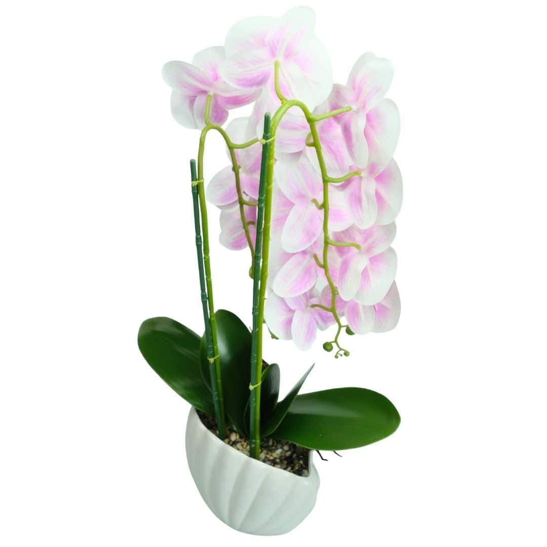 Orhidee Artificiala in Ghiveci – A80885 (8) Orhidee Artificiala in Ghiveci – A80885 - Roz