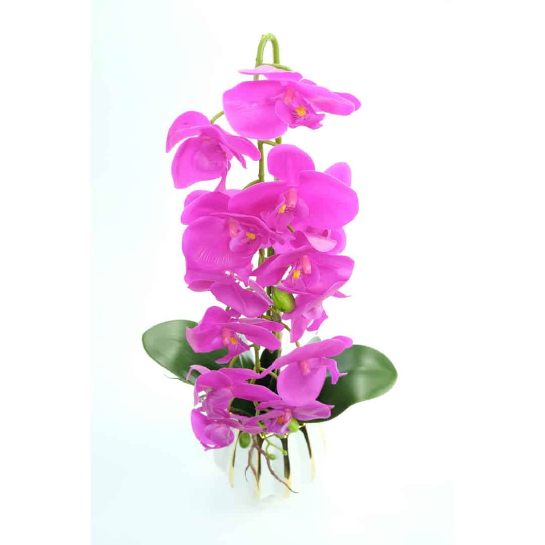 Orhidee Artificiale În Ghiveci – A80455