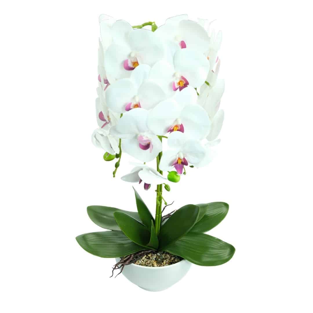 Orhidee Artificiale În Ghiveci – A80803