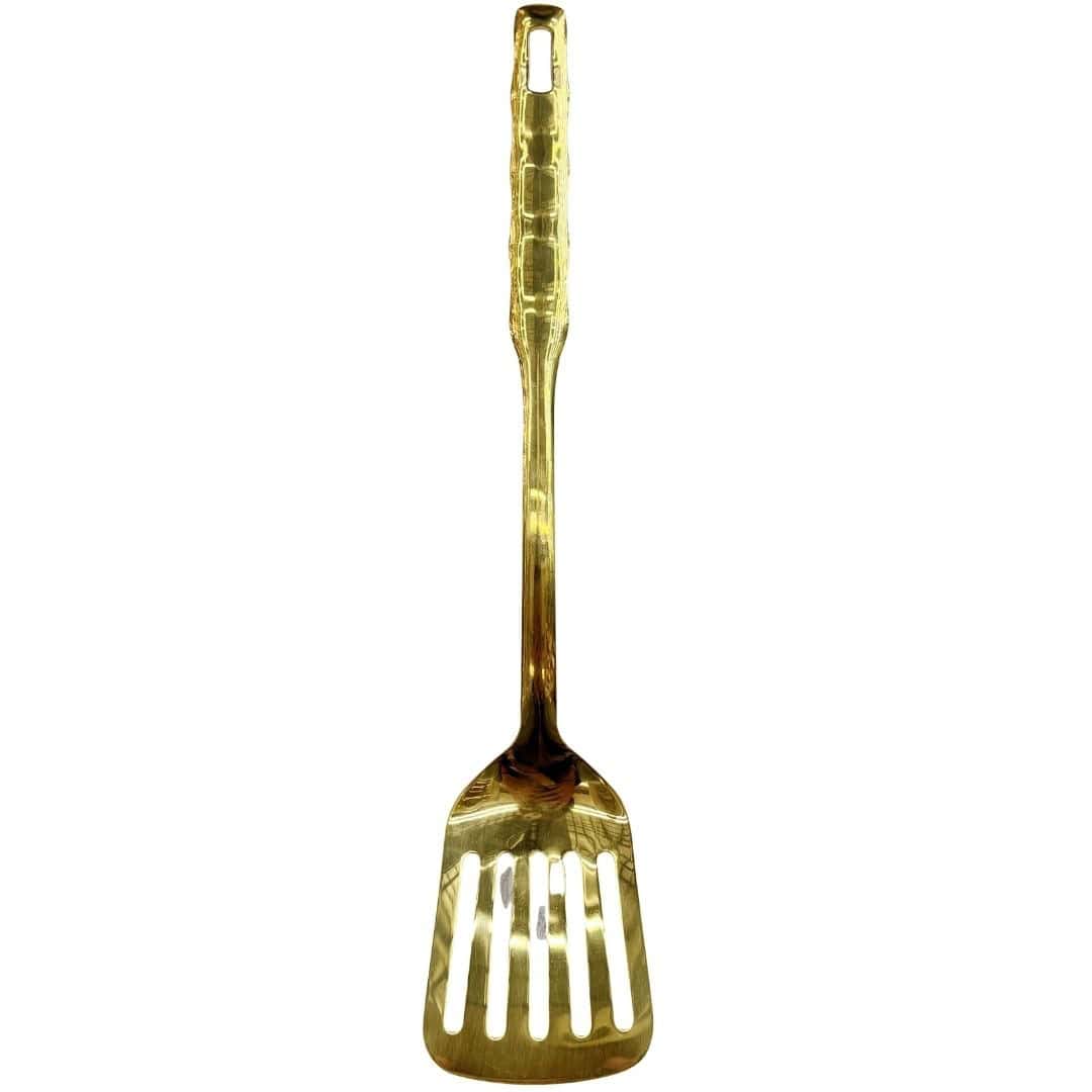 Paleta Bucatarie Din Inox Cu Finisaj Auriu – A15537 Paleta Bucatarie Din Inox Cu Finisaj Auriu – A15537