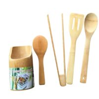 Palete Bucătărie Din Bambus Cu Suport, Set 5 Buc – A00626 Palete Bucătărie Din Bambus Cu Suport, Set 5 Buc – A00626