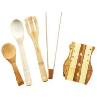 Palete Bucătărie Din Bambus Cu Suport, Set 5 Buc – A00627 Palete Bucătărie Din Bambus Cu Suport, Set 5 Buc – A00627