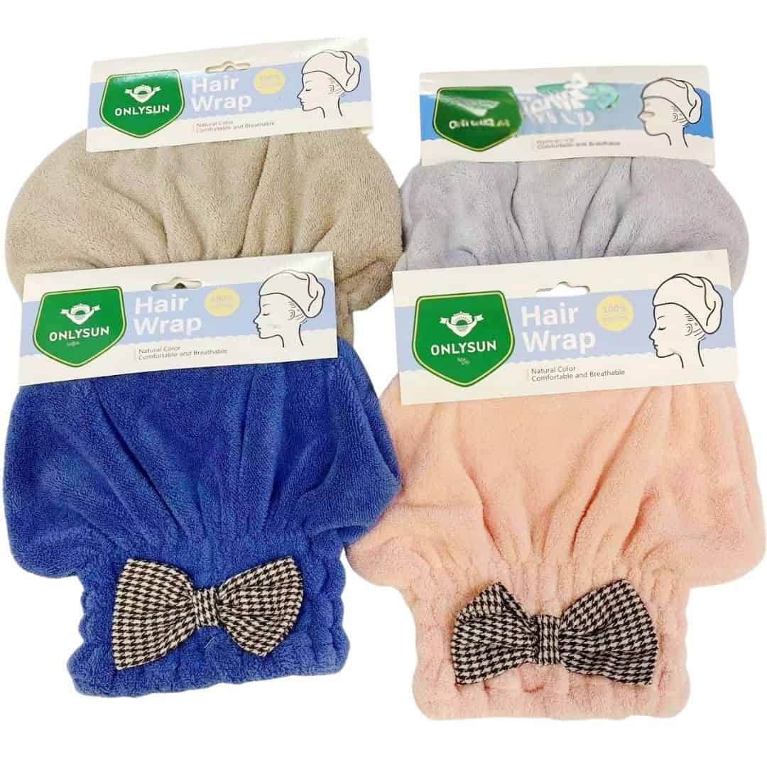 Prosop Pentru Par Tip Turban Cu Elastic – A13872 Prosop Pentru Par Tip Turban Cu Elastic – A13872