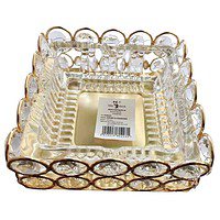 Scrumieră Decorativă Din Sticlă Cu Suport Metalic – A80223 Scrumieră Decorativă Din Sticlă Cu Suport Metalic – A80223