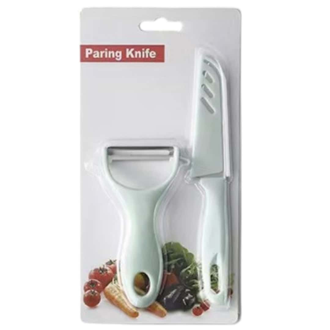 Set Cuțit Ceramic Și Curățător Legume, 2 Buc – A12491