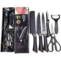 Set Cuțite Bucătărie Cu Foarfecă Și Decojitor Legume 4 Bucăți – A15719 Set Cuțite Bucătărie Cu Foarfecă Și Decojitor Legume 4 Bucăți – A15719