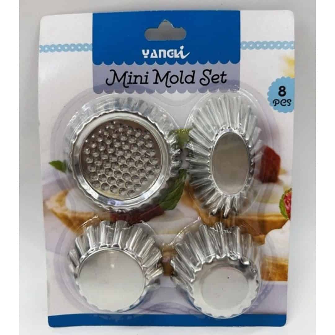 Set Forme Mini Tarta Si Savarina 8 Buc A16232