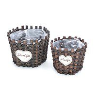 Set Ghivece Impletite Din Lemn 2 Buc A11605 (1) Set Ghivece Impletite Din Lemn 2 Buc A11605 (1)