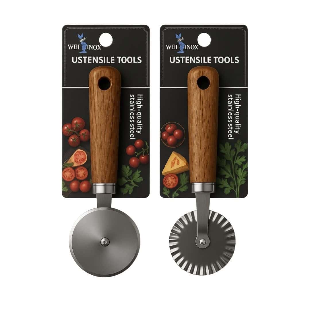 Set Role Pentru Tăiat Pizza, 2 Bucăți – A15708 Set Role Pentru Tăiat Pizza, 2 Bucăți – A15708