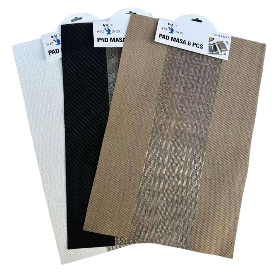 Set Suporturi Masa 6 Buc 30x45 Cm PVC – A16197