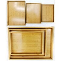 Set Tăvi Pentru Servire Din Bambus, 3 Buc – A13966 Set Tăvi Pentru Servire Din Bambus, 3 Buc – A13966