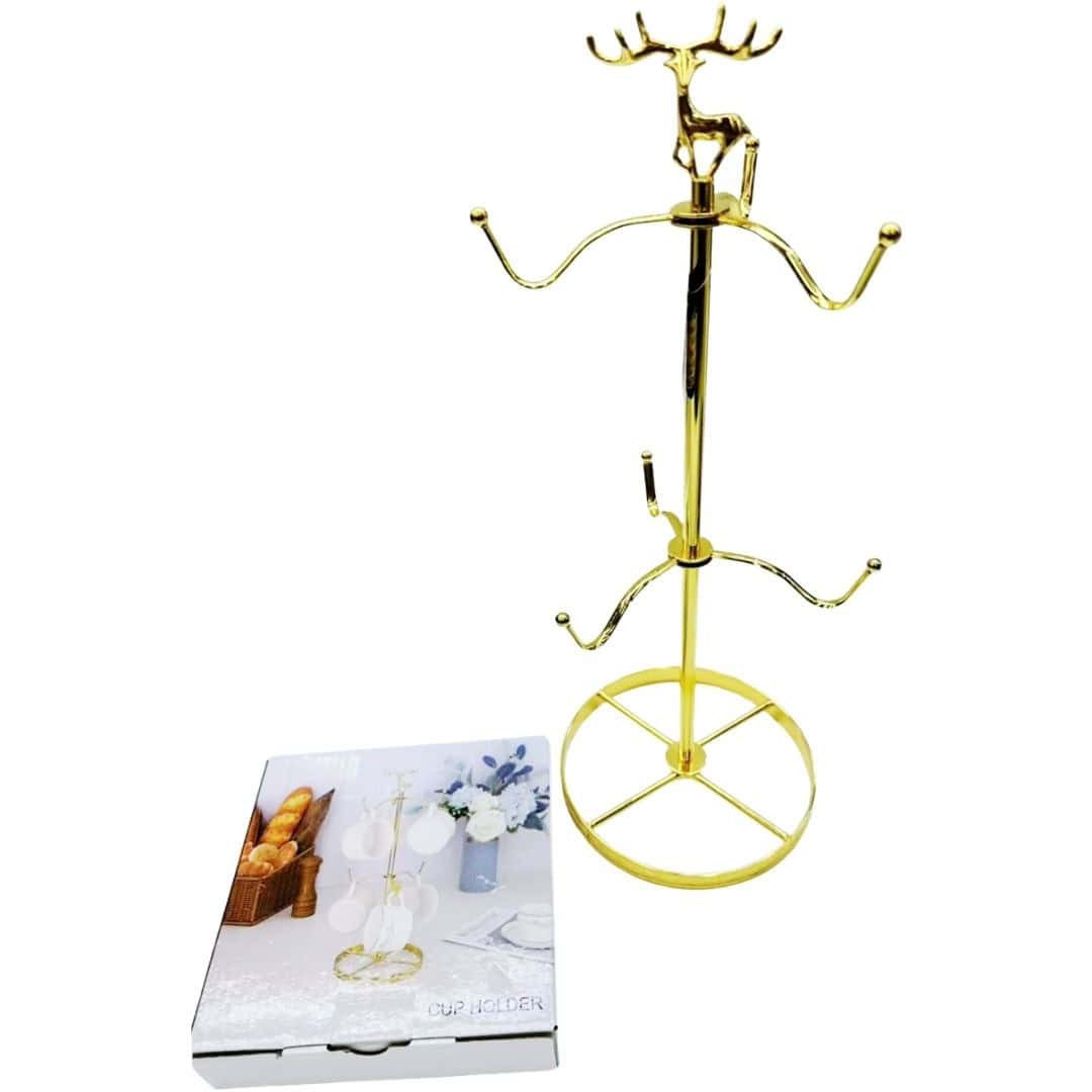 Suport Cani Metalic Auriu Tip Arbore A16216 Suport Cani Metalic Auriu Tip Arbore A16216