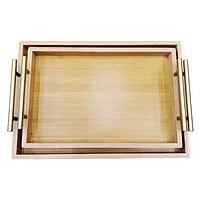 Tavă Servire Cu Mânere, Set 2 Buc – A14416 Tavă Servire Cu Mânere, Set 2 Buc – A14416