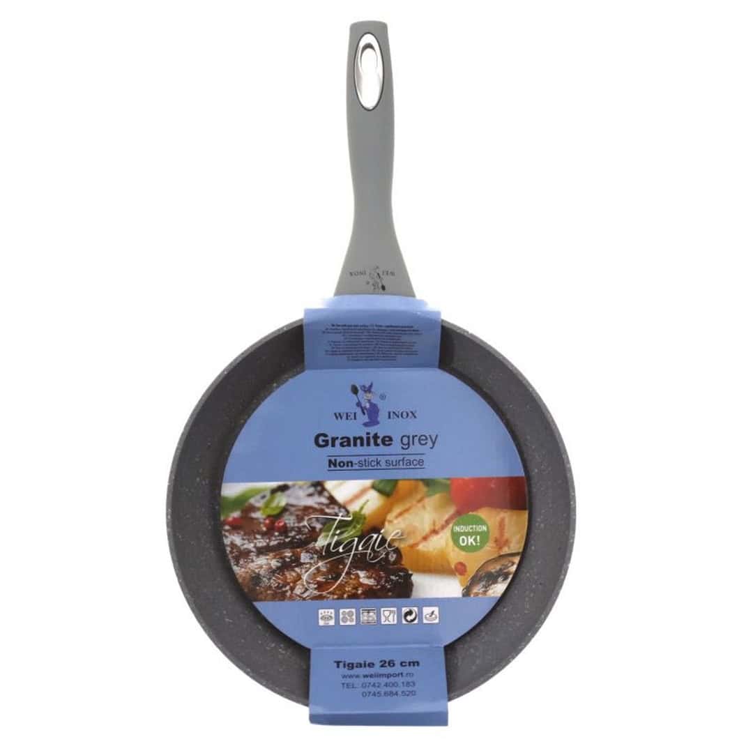 Tigaie Granit 26 Cm Pentru Plite Cu Inducție – A12599